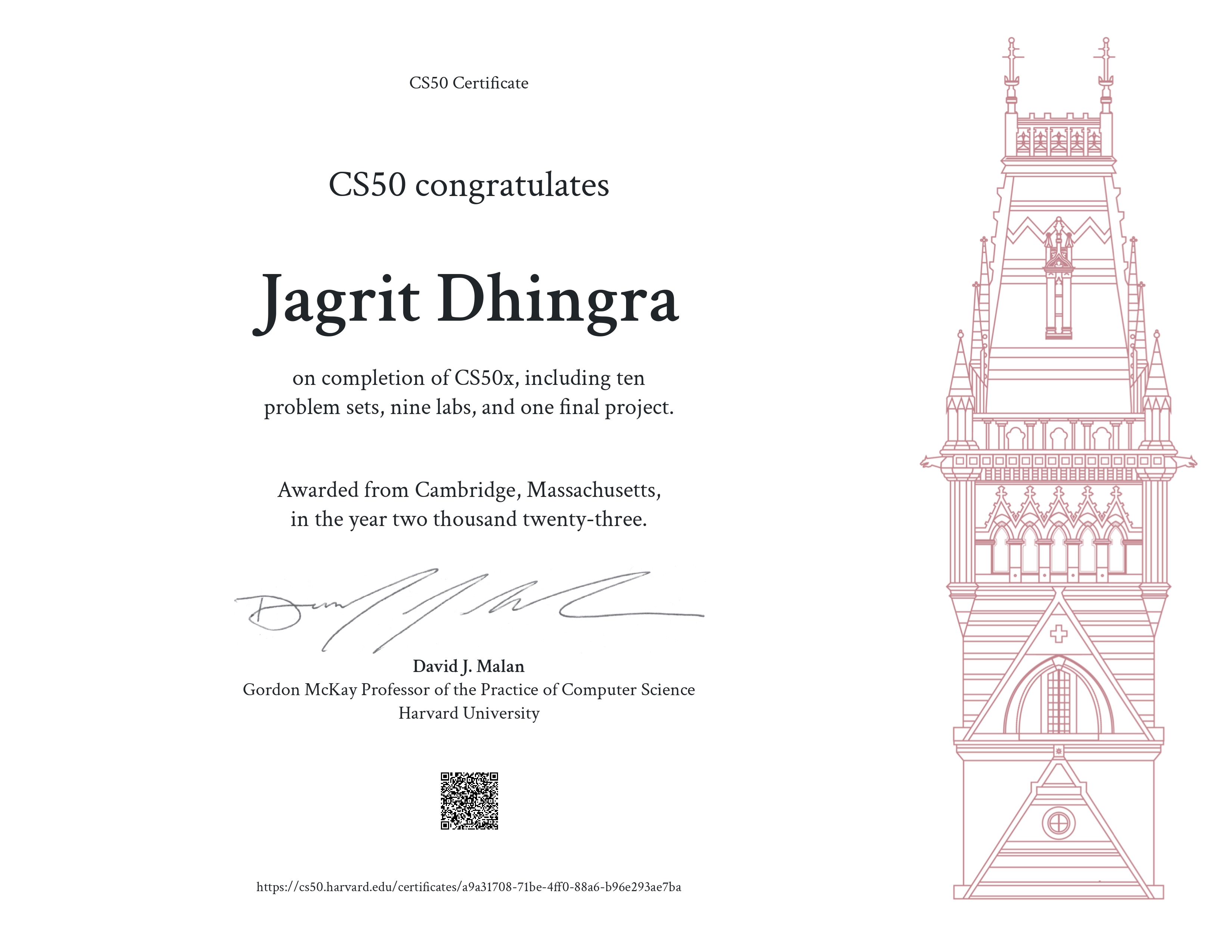 CS50x - Harvard